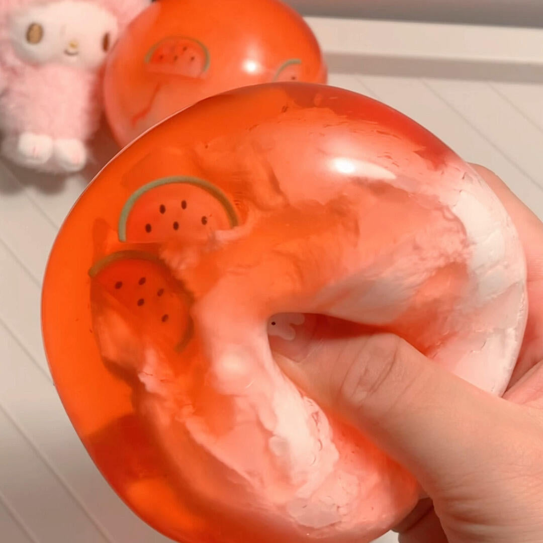Watermelon Crispy Squishy Handmade Clay Cracking Ball Toy