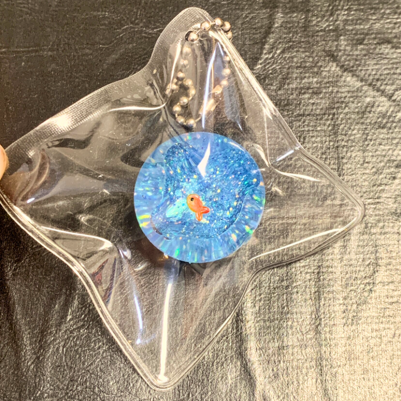 Ocean Fish Glitter Taba Squishy Toys