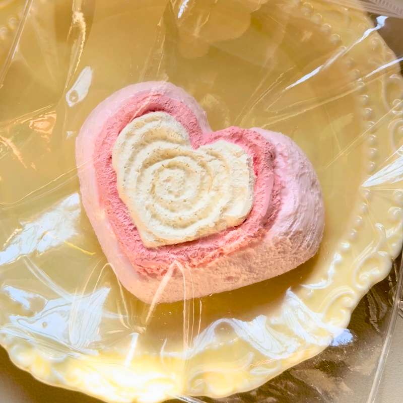 Pink Heart Taba Squishy Toys