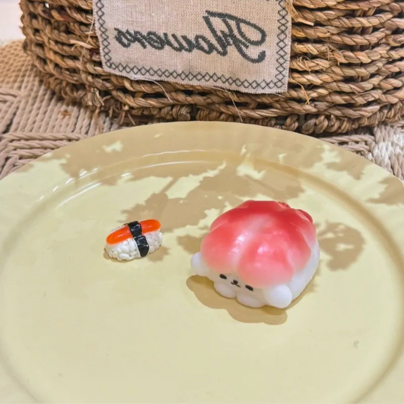 Puppy Shrimp Sushi Taba Squishy Toys