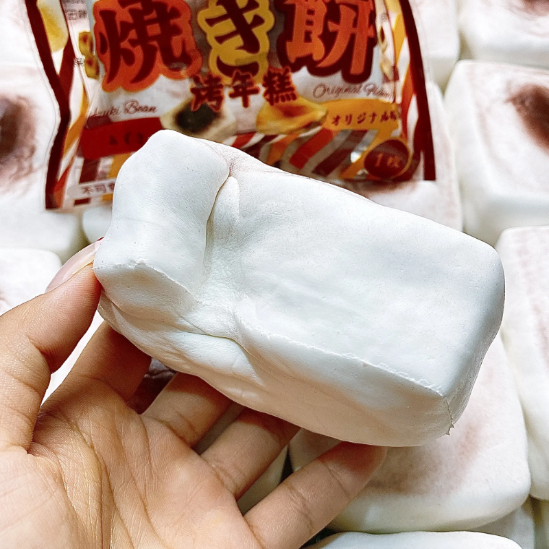 Red Bean Grilled Rice Cake Squishy Toy Ultra Soft Slow Rising