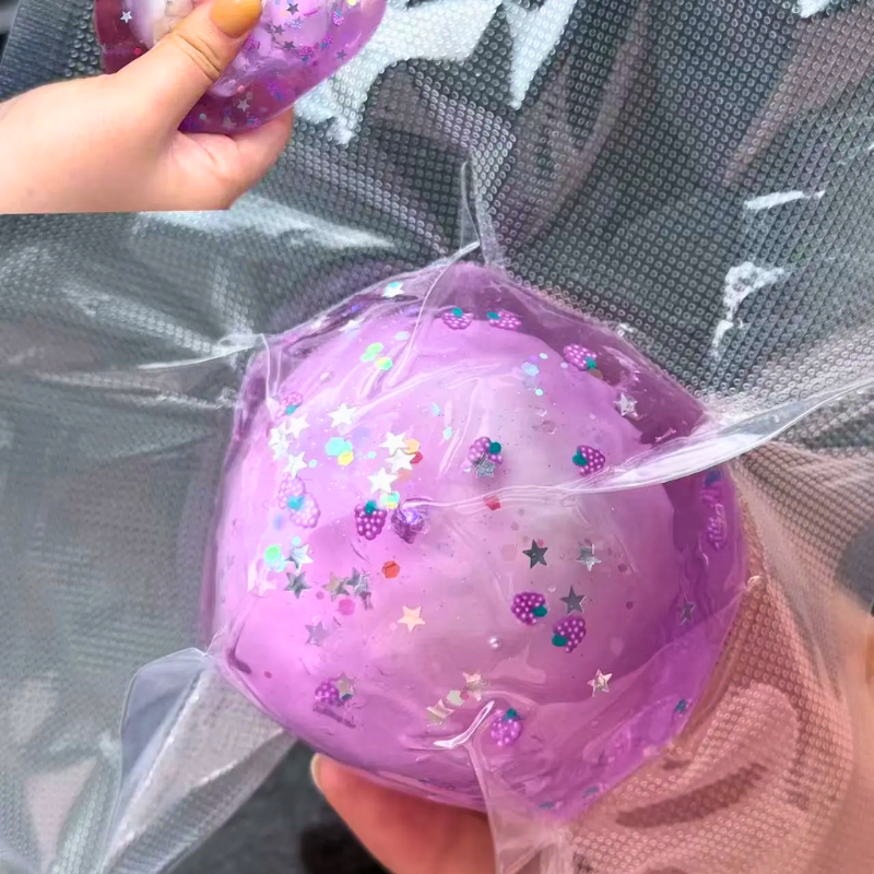 Purple Grape Crispy Texture Stress Ball