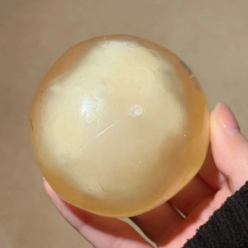 DIY Coconut Oil Sandwich Squishy Ball