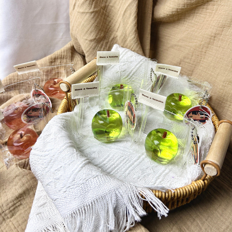Transparent Green Apple Taba Squishy Toys image 1