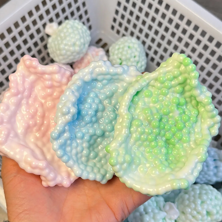 Stress Ball Ultra Squishy Handcrafted Sensory Toy - green image