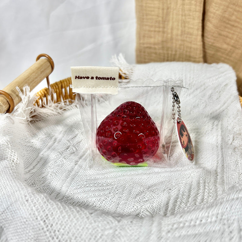 Transparent Strawberry Taba Squishy Toys image 2