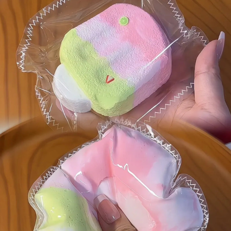 Pink Ice Cream Taba Squishy Toys image 0