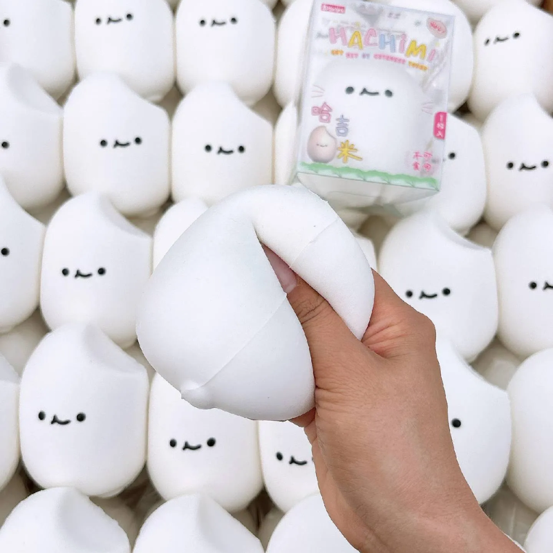 Meow Rice  Slow Rising Squishy Toy Ultra Soft