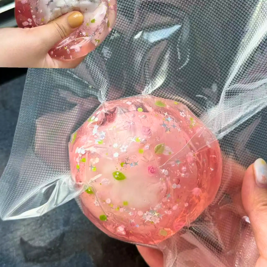 Spring Sakura Crunchy Squishy Ball