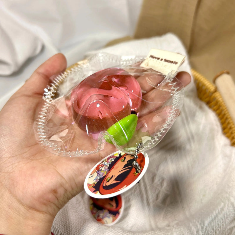 Transparent Pink Peach Taba Squishy Toys image 1