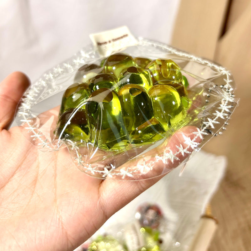 Transparent Green Grape Taba Squishy Toys image 1