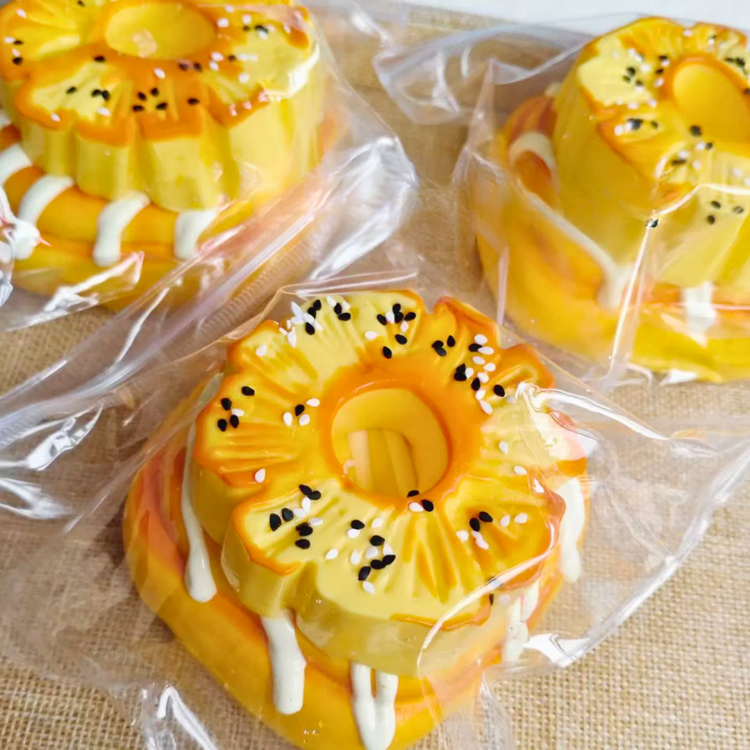 Pineapple Slice Toast Taba Squishy image 0