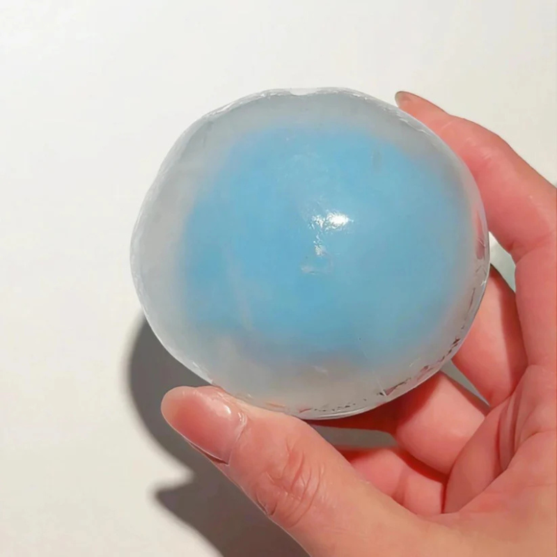 DIY Coconut Oil Sandwich Squishy Ball