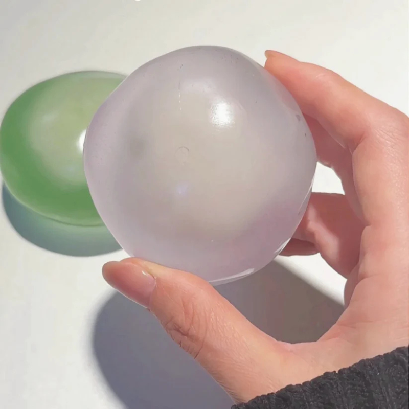 DIY Coconut Oil Sandwich Squishy Ball