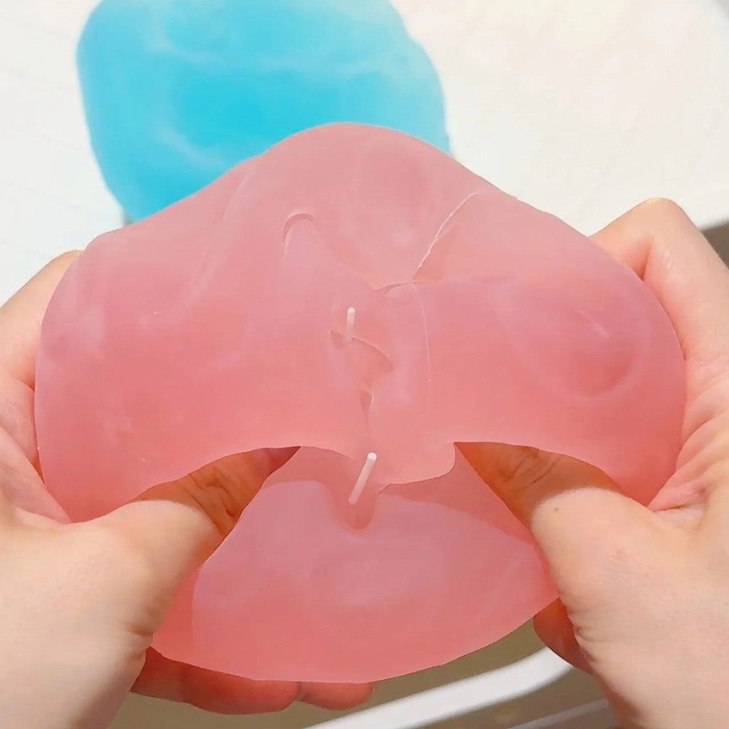 Handmade Ice-Skin Cheese Squishy Toy
