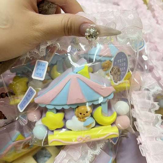 Kawaii Carousel Squeeze Toy
