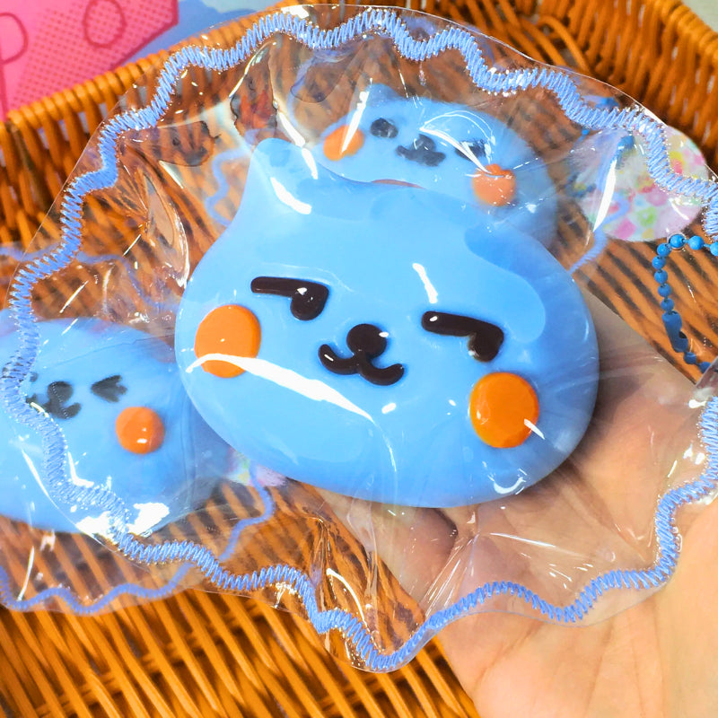 Cute Blue Cat Taba Squishy Toys image 0