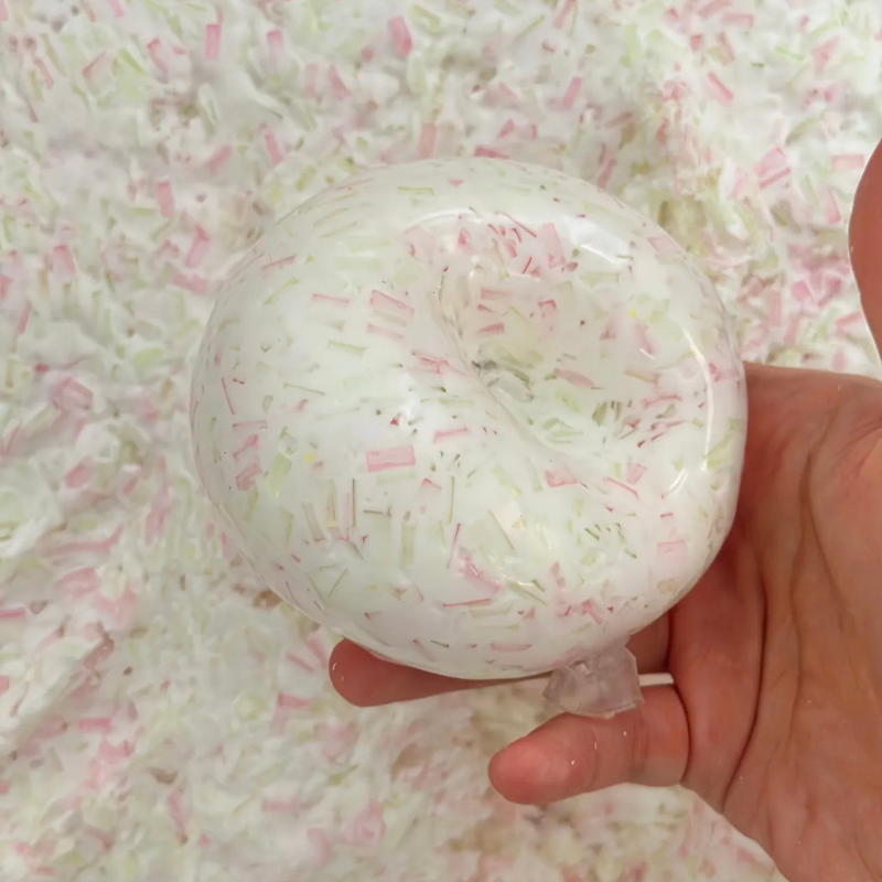 Jasmine Peach Handmade Squishy Ball