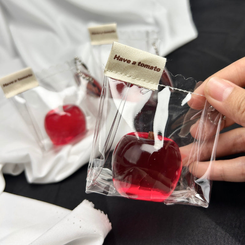 Transparent Red Apple Taba Squishy Toys image 2