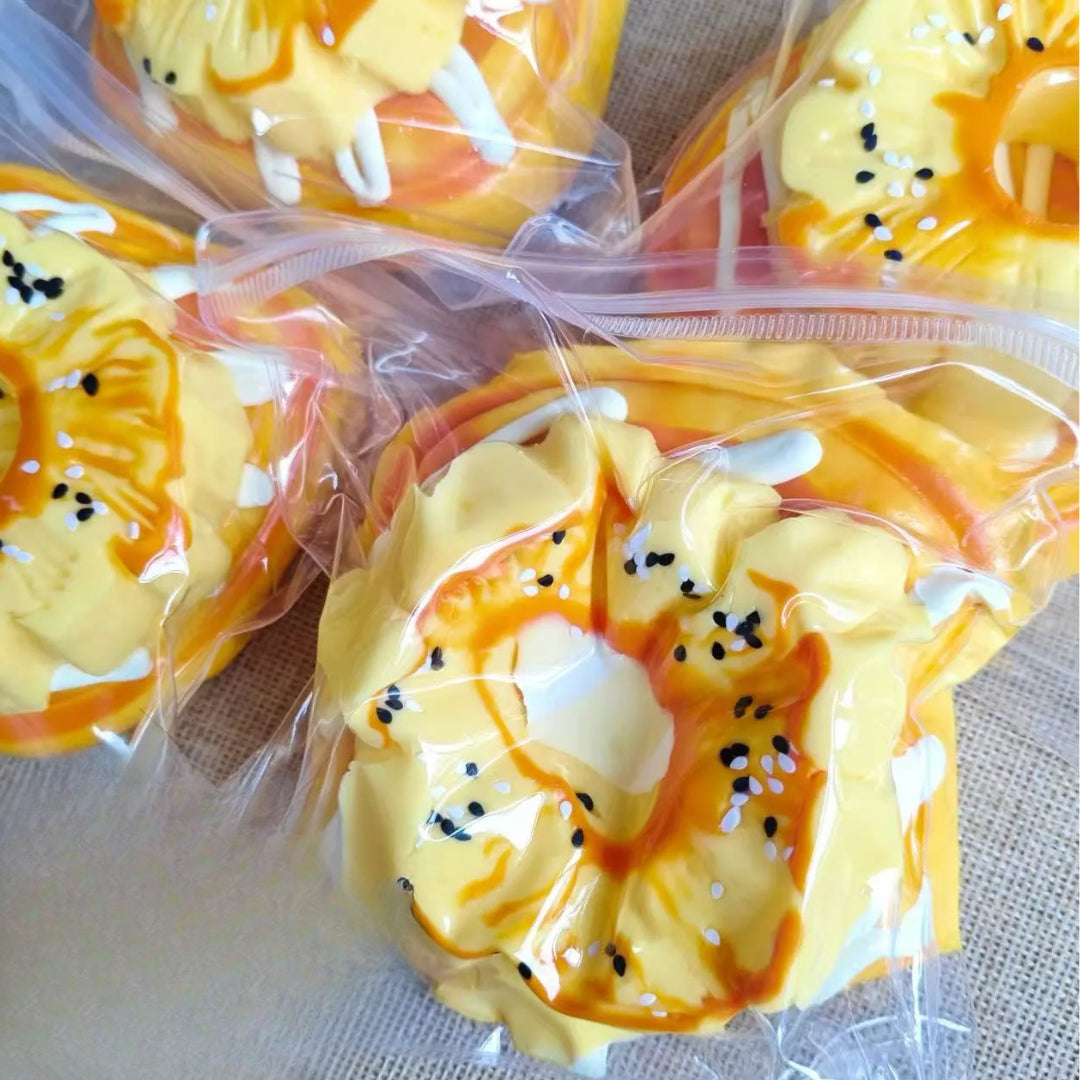 Pineapple Slice Toast Taba Squishy image 1