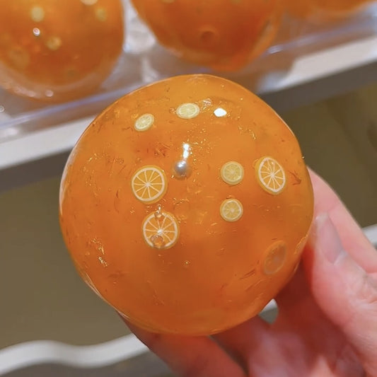 Citrus Burst Crystal Squishy Ball
