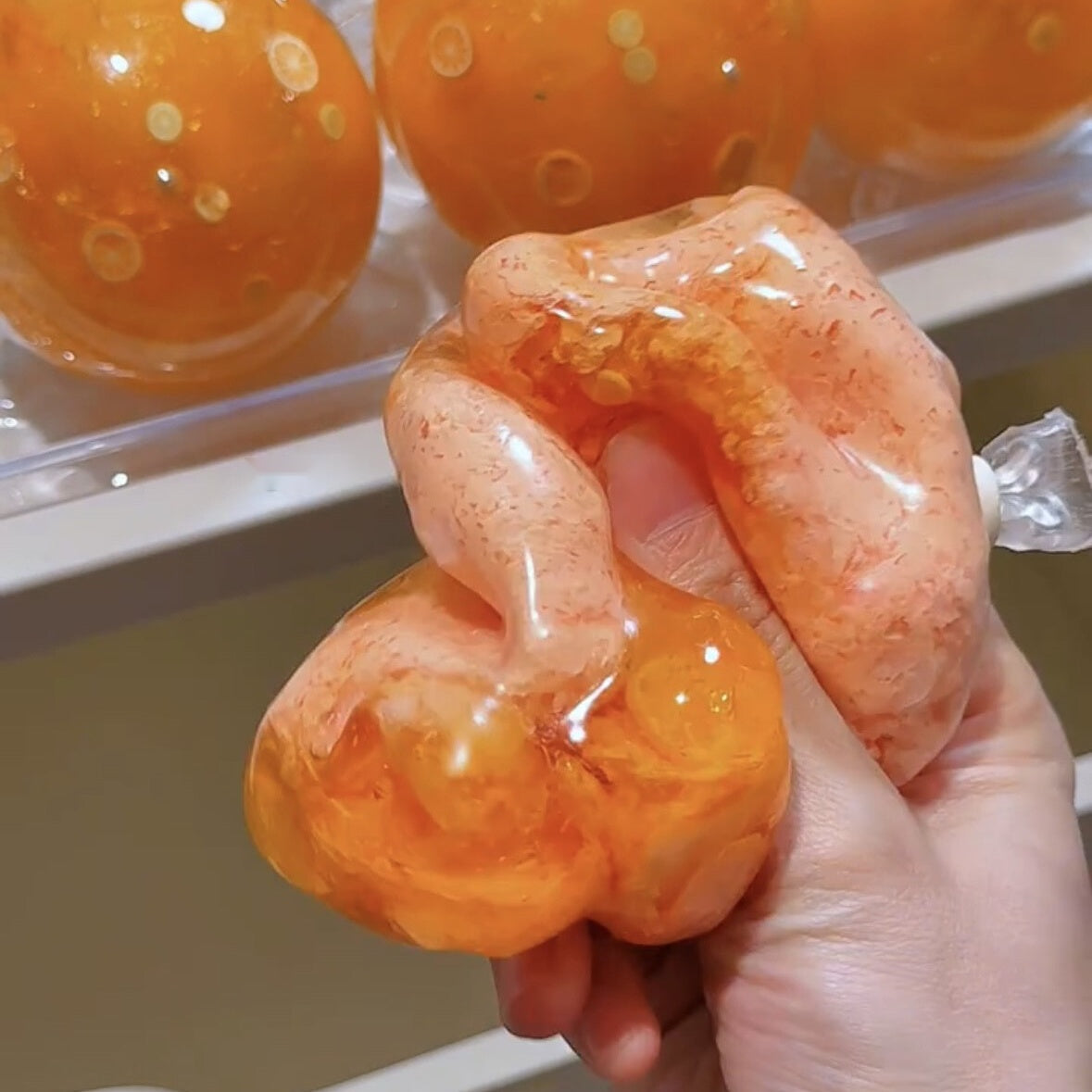 Citrus Burst Crystal Squishy Ball