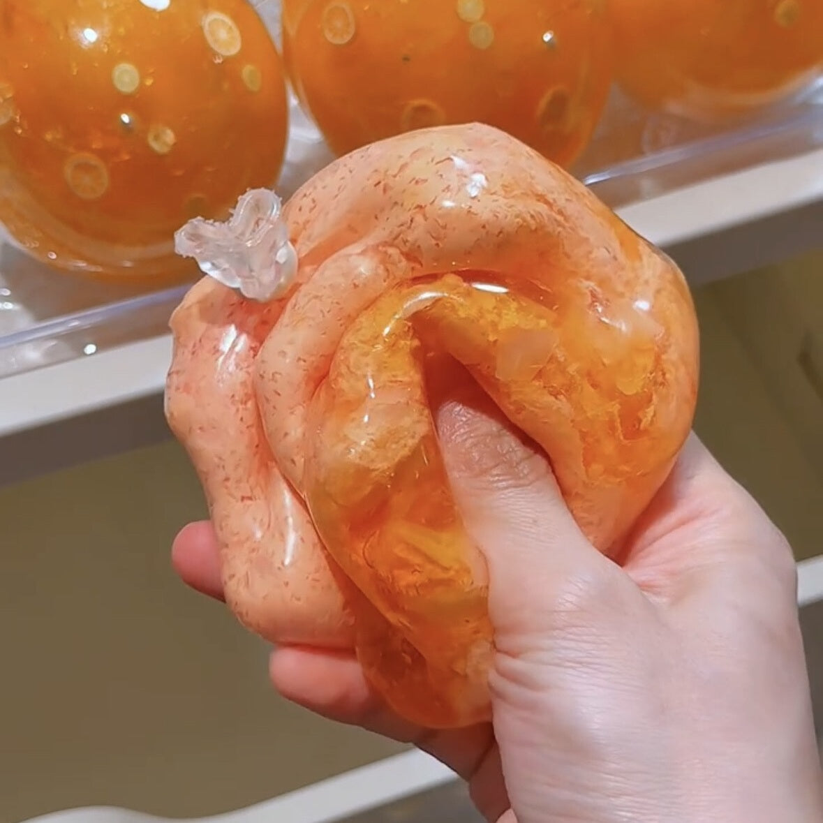 Citrus Burst Crystal Squishy Ball