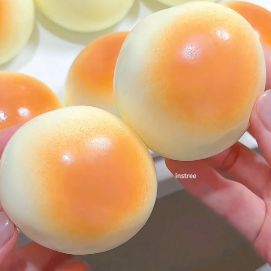 Cream Bun Taba Squishy Toy